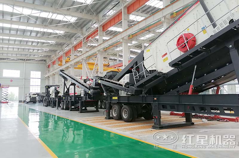 移動破碎篩分站設備 移動破碎篩分站設備