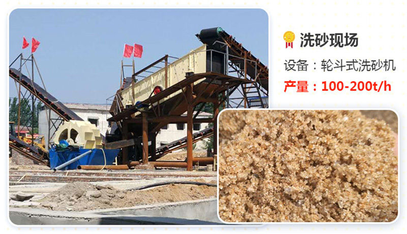 輪式洗砂機產量高、效果好